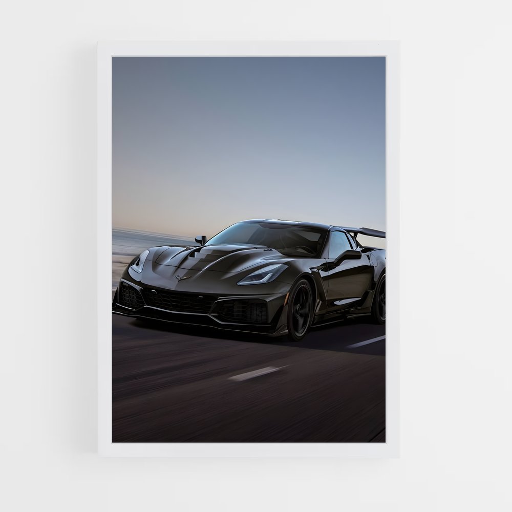 Poster Corvette Legend – affiche Chevrolet (vue 3)